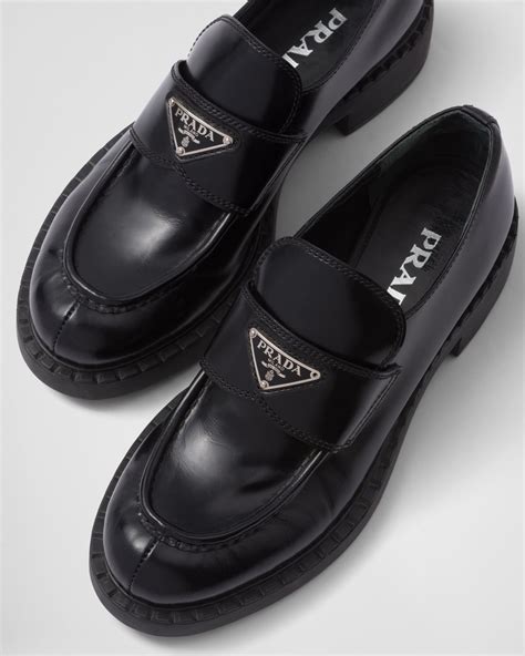 prada mocassin femme|prada chunky loafer.